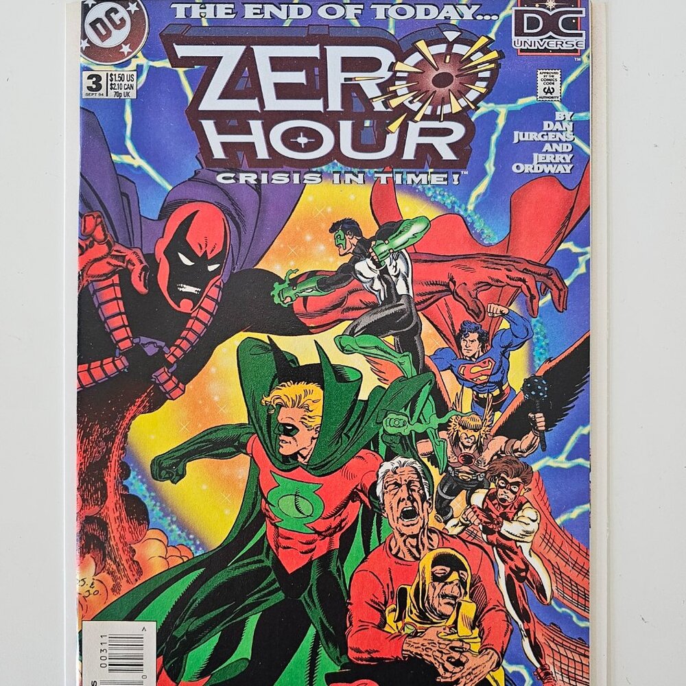 ZERO HOUR #3 Sep 1994 DC Comics The End of Today...Crisis In Time! VF/NM